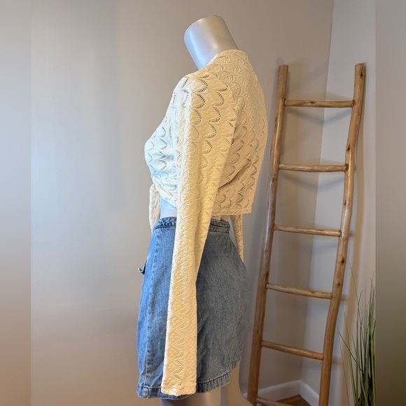 ANDIE SWIM THE CRETE JACKET GARDENIA WHITE LARGE NWT - Picture 4 of 8